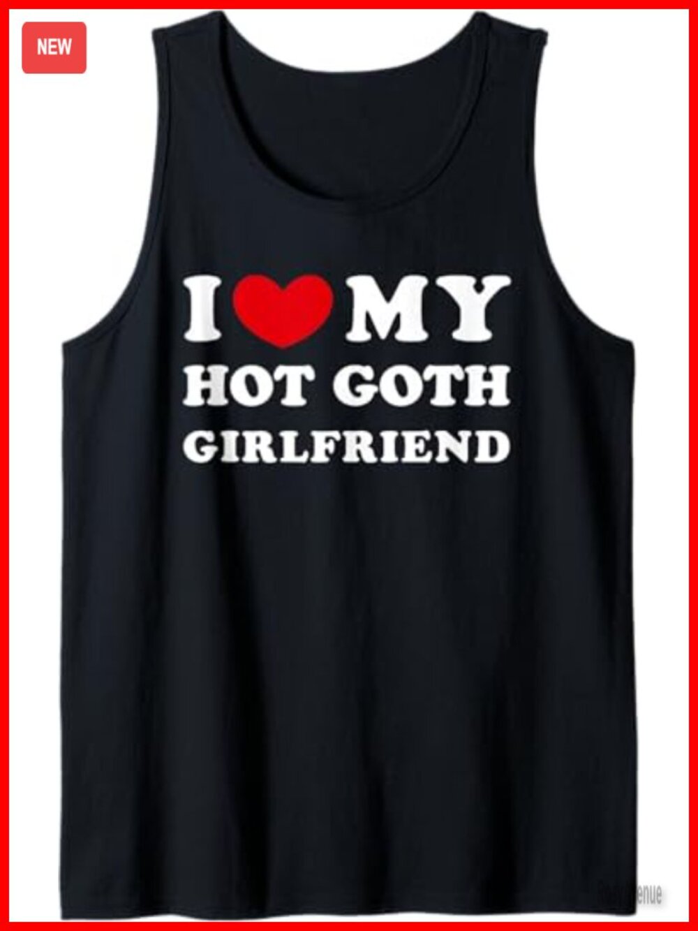Goth Girlfriend Love Design Tank Top Classic Fit Sleeveless